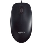 Logitech M90 optikai USB egér fekete