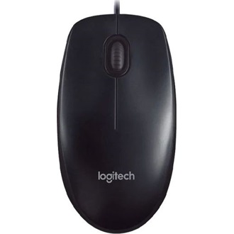 Logitech M90 optikai USB egér fekete