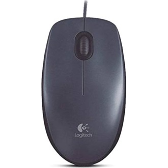 Logitech M90 optikai USB egér sötétszürke