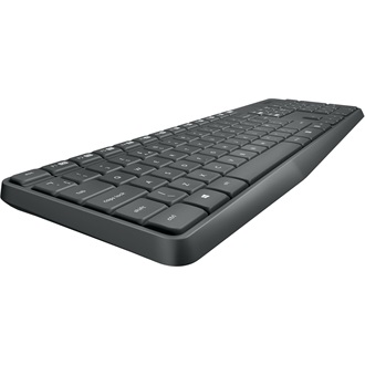 Logitech MK235 Durable Wireless vezeték nélküli cseppálló angol (US) billentyűzet + egér szürke