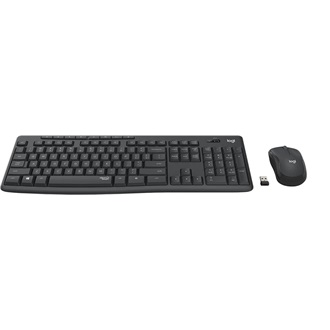 Logitech MK295 Silent vezeték nélküli cseppálló angol (US) membrán billentyűzet + egér szürke