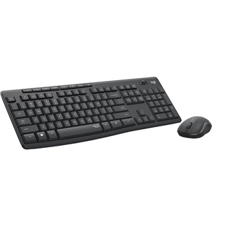 Logitech MK295 Silent vezeték nélküli cseppálló angol (US) membrán billentyűzet + egér szürke