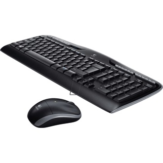 Logitech MK330 vezeték nélküli német billentyűzet + egér fekete