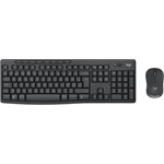 Logitech MK370 Combo for Business Bluetooth / vezeték nélküli cseppálló angol (US) membrán billentyűzet + egér szürke (G