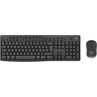 Logitech MK370 Combo for Business Bluetooth / vezeték nélküli cseppálló angol (US) membrán billentyűzet + egér szürke (G