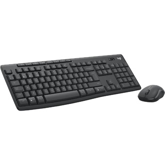 Logitech MK370 Combo for Business Bluetooth / vezeték nélküli cseppálló angol (US) membrán billentyűzet + egér szürke (G