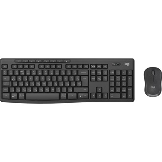 Logitech MK370 Combo for Business Bluetooth / vezeték nélküli cseppálló magyar membrán billentyűzet + egér szürke (Graph