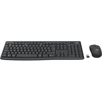 Logitech MK370 Combo for Business Bluetooth / vezeték nélküli cseppálló magyar membrán billentyűzet + egér szürke (Graph