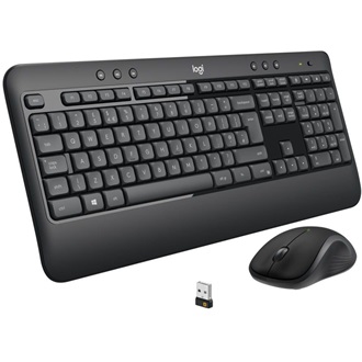 Logitech MK540 Advanced vezeték nélküli cseppálló angol billentyűzet + egér fekete