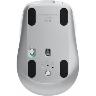 Logitech MX Anywhere 3S for Mac optikai Bluetooth egér világosszürke (Pale Gray)