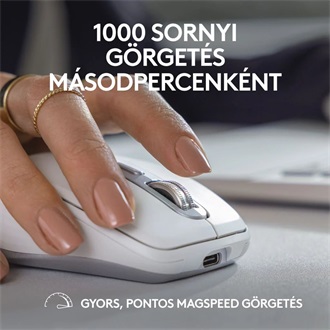 Logitech MX Anywhere 3S optikai Bluetooth egér (Pale Grey) világosszürke