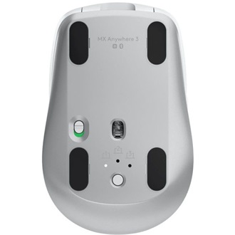 Logitech MX Anywhere 3 optikai Bluetooth / vezeték nélküli notebook egér világosszürke