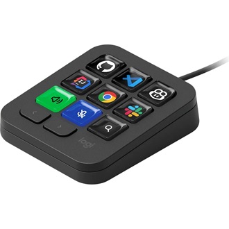 Logitech MX Keypad USB egykezes AI vezérlőpanel szürke (Graphite)
