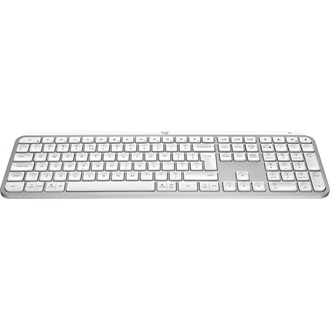 Logitech MX Keys S Bluetooth / vezeték nélküli angol (US) membrán billentyűzet szürke-fehér (Pale Gray)