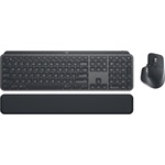 Logitech MX Keys S Combo Bluetooth / vezeték nélküli angol (US) membrán billentyűzet + egér szürke