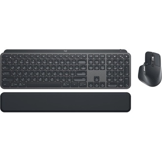 Logitech MX Keys S Combo Bluetooth / vezeték nélküli angol (US) membrán billentyűzet + egér szürke