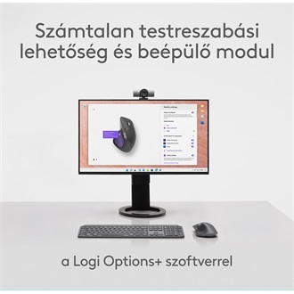 Logitech MX Master 4 for Mac optikai Bluetooth egér fekete (Space Black)