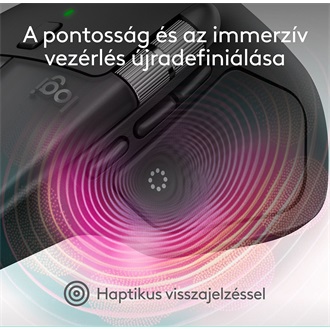 Logitech MX Master 4 for Mac optikai Bluetooth egér fekete (Space Black)