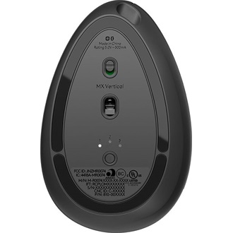 Logitech MX Vertical Bluetooth / vezeték nélküli egér fekete