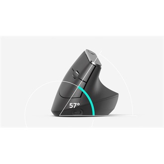 Logitech MX Vertical Bluetooth / vezeték nélküli egér fekete