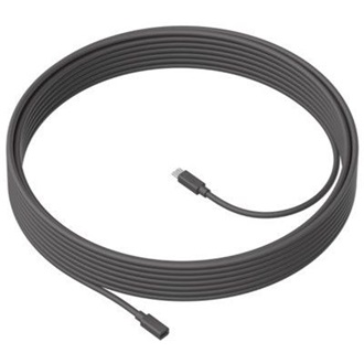 Logitech MeetUp Mic Expansion Cable audio kábel hosszabbító 10m fekete