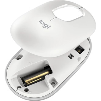 Logitech POP optikai Bluetooth egér fehér (Off-white)