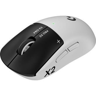 Logitech PRO X2 SUPERSTRIKE LIGHTSPEED optikai vezeték nélküli gaming egér fehér-fekete (Lunar Eclipse)