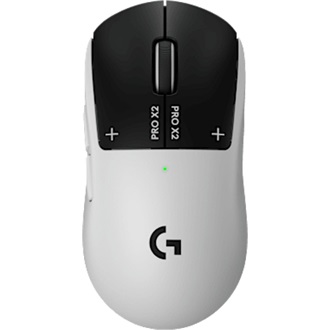 Logitech PRO X2 SUPERSTRIKE LIGHTSPEED optikai vezeték nélküli gaming egér fehér-fekete (Lunar Eclipse)