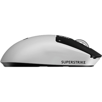 Logitech PRO X2 SUPERSTRIKE LIGHTSPEED optikai vezeték nélküli gaming egér fehér-fekete (Lunar Eclipse)