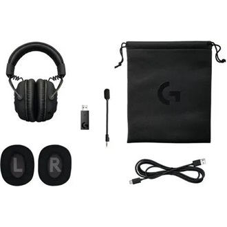 Logitech PRO X Wireless Lightspeed gaming fejhallgató headset fekete