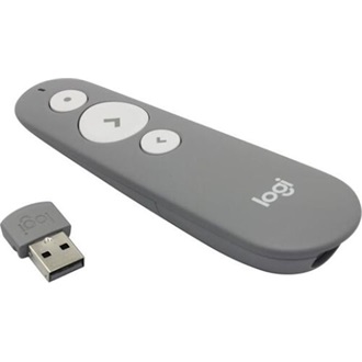 Logitech R500s lézeres Bluetooth presenter (640-660nm) szürke
