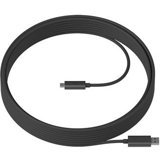 Logitech Rally Cam Strong USB-A 3.2 Gen2 -> USB-C 3.2 Gen2 M/M adatkábel 25m szürke