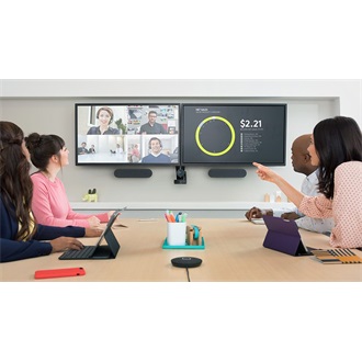 Logitech Rally Speaker 1.0 hangszóró szürke