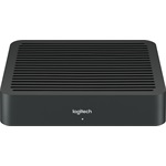 Logitech Rally Table Hub 2-portos USB-C HDMI RJ45 videokonferencia hub fekete