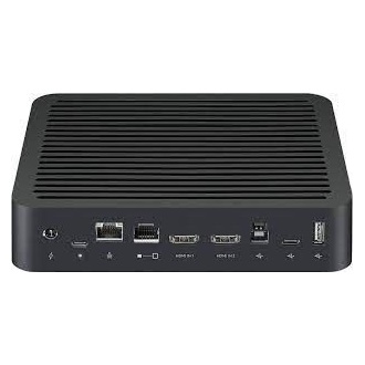 Logitech Rally Table Hub 2-portos USB-C HDMI RJ45 videokonferencia hub fekete