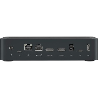 Logitech Rally Table Hub 2-portos USB-C HDMI RJ45 videokonferencia hub fekete