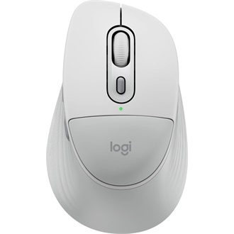 Logitech Signature Comfort Plus M850L optikai vezeték nélküli egér fehér (Off-white)