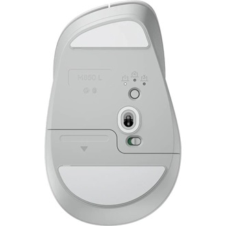 Logitech Signature Comfort Plus M850L optikai vezeték nélküli egér fehér (Off-white)