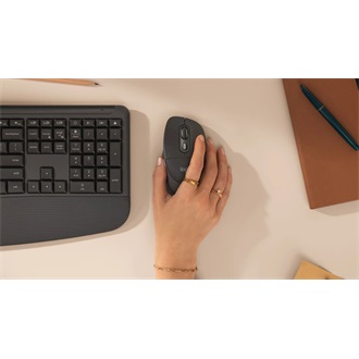 Logitech Signature Comfort Plus M850L optikai vezeték nélküli egér szürke (Graphite)