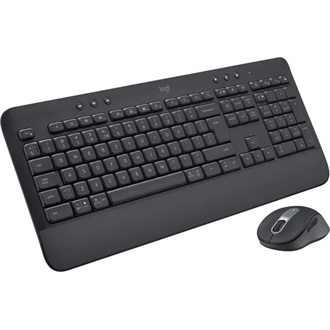 Logitech Signature MK650 Combo for Business Bluetooth / vezeték nélküli angol (US) membrán billentyűzet + egér szürke