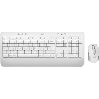 Logitech Signature MK650 Combo for Business Bluetooth / vezeték nélküli magyar membrán billentyűzet + egér fehér (Off-Wh