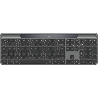 Logitech Signature Slim Solar+ K980 Bluetooth angol (US) membrán billentyűzet szürke