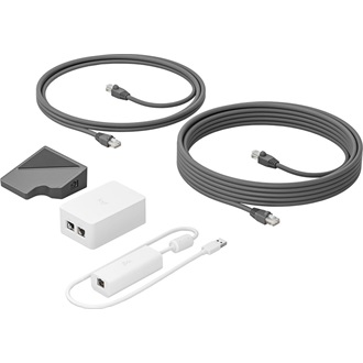 Logitech TAP Cat5e Kit Video Conferencing USB-C streaming vezérlőpanel fekete