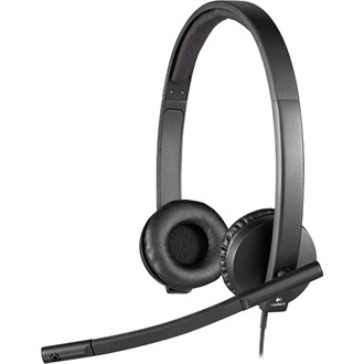 Logitech H570e fejhallgató headset fekete