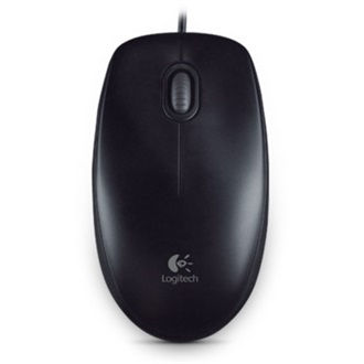 Logitech B100 USB optikai egér fekete