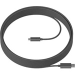 Logitech Video Converencing Group USB-C -> USB-A 2.0 M/M adatkábel 5m fekete