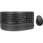 Logitech Wave Keys + Lift combo US vezeték nélküli grafitszürke billentyűzet és egér