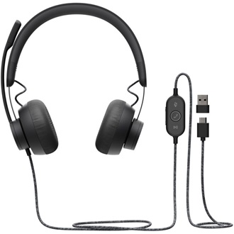 Logitech Wired Personal Video Collaboration Kit C925e  webkamera + headset UC ZONE fekete