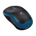 Logitech M185 optikai vezeték nélküli notebook egér kék-fekete