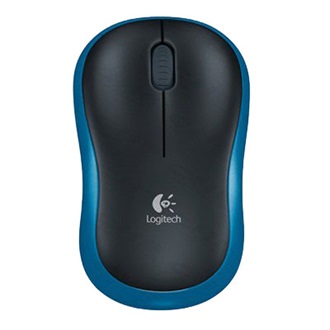 Logitech M185 optikai vezeték nélküli notebook egér kék-fekete